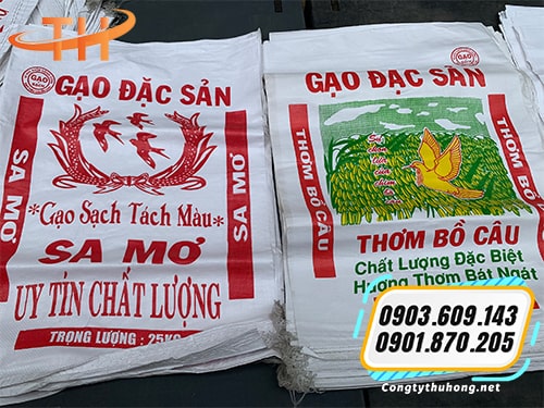 Bao gạo in sẵn Bao gạo in sẵn giá rẻ