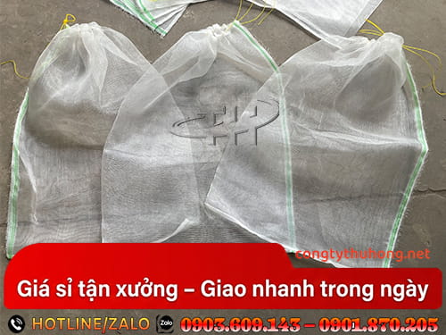 Bao lưới bọc mít Bao lưới bọc mít chống sâu bệnh