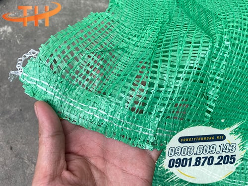 Bao lưới đựng nông sản xanh Bao lưới đựng nông sản xanh