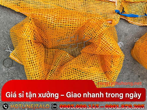 Bao lưới PP đựng nông sản Bao lưới PP đựng nông sản giá sỉ