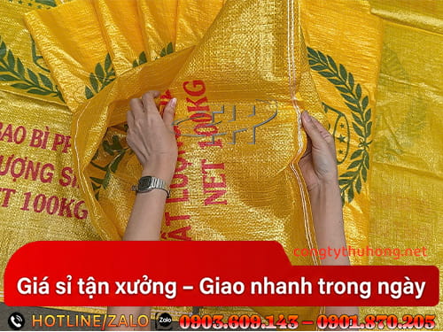 Bao PP in logo Bao PP in logo giá sỉ