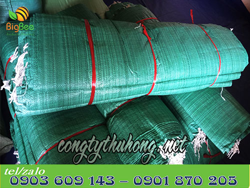 Bao tải dứa xanh kt 90cm * 120cm