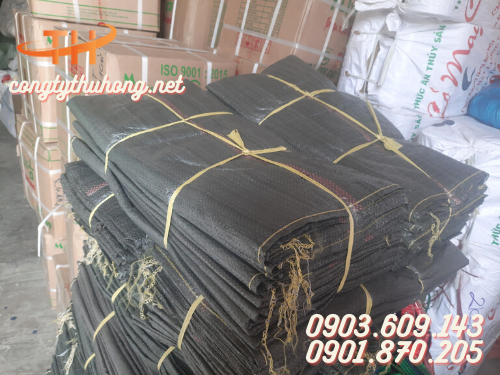 Bao tải dứa đen khổ 70x100cm