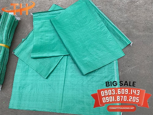 Bao tải dứa xanh 45 x 70cm Bao tải dứa xanh 45 x 70cm