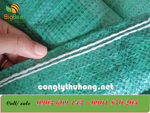 Các mối dệt và đường chỉ tạo độ bền cho bao tải