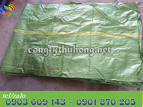 Bao tải dứa xanh lá kt 70cm * 110cm