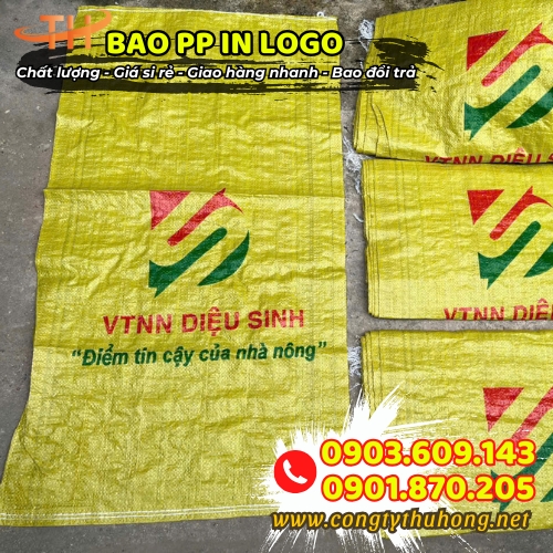 Bao tải gạo in chữ giá rẻ Bao tải gạo in chữ giá rẻ