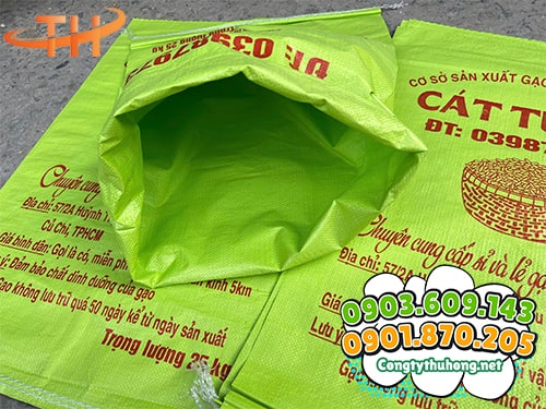 Bao tải gạo in logo Bao tải gạo in logo giá sỉ