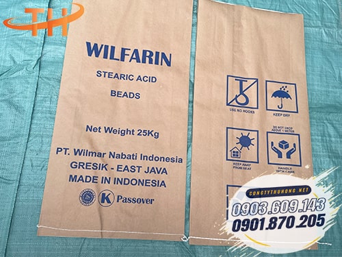 Bao tải giấy in logo Bao tải giấy in logo