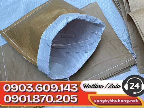 Bao tải giấy đựng hàng Bao tải giấy kraft đựng hàng