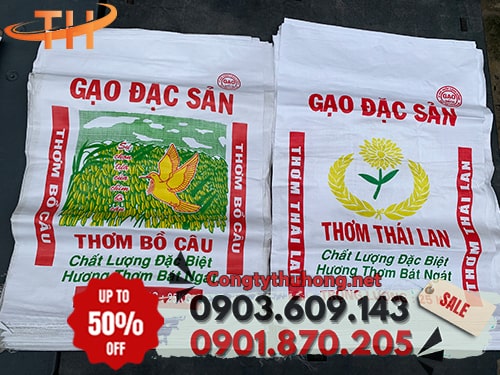 Bao tải PP in logo Bao tải in logo giá rẻ