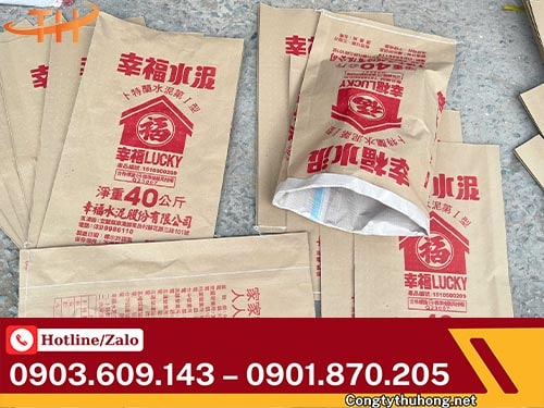 Bao tải kraft in logo Bao tải kraft in logo giá sỉ