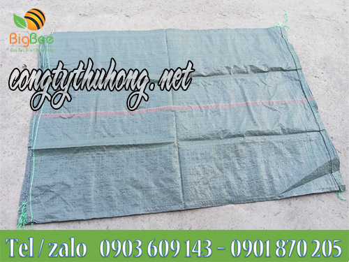 Bao tải dứa xanh rêu kt 100cm * 130cm