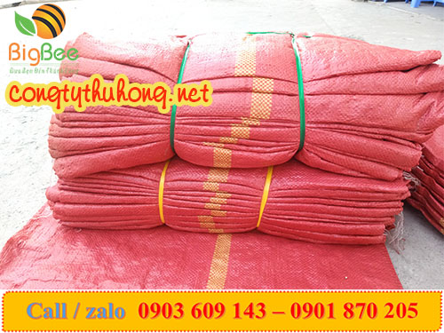 Bao tải dứa đỏ kt 80cm * 100cm