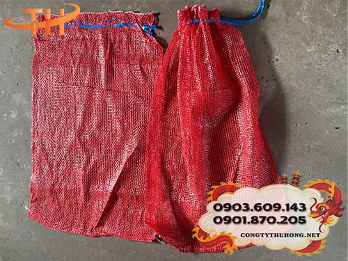 Bao tải lưới đỏ 60 x 90cm Bao tải lưới giá siêu rẻ TPHCM