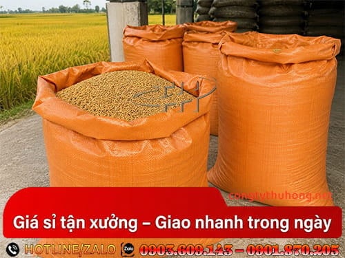 Bao tải PP dệt Bao tải PP dệt đựng nông sản giá rẻ