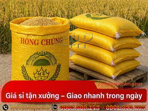 Bao PP in logo Bao tải PP in logo giá sỉ