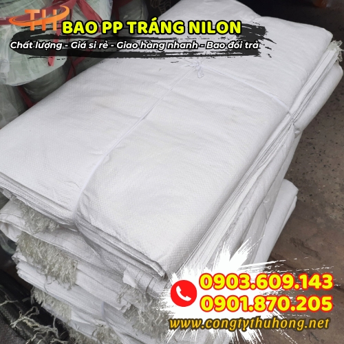 Bao tải PP tráng nhựa giá rẻ Bao tải PP tráng nhựa giá rẻ