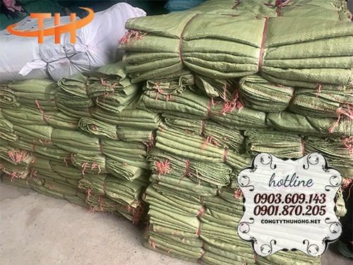 Bao tải pp xanh 70x120cm Bao tải pp xanh 70x120cm