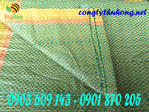 Bao tải trơn được may chỉ khá đẹp và chắc