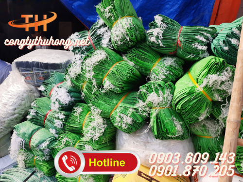 Bao tải xanh đựng gạo 15kg