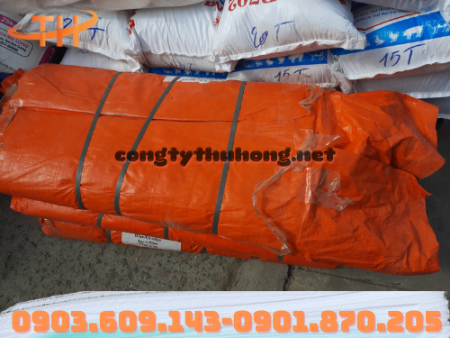 Bạt cam xanh 4x50m