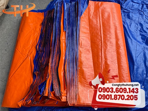 Bạt che nắng mưa cam xanh Bạt che nắng mưa cam xanh