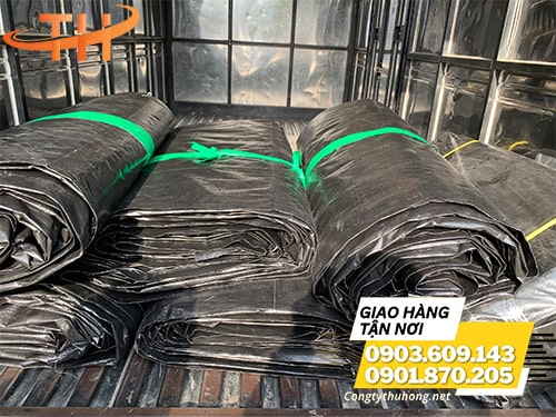 Bạt nhựa 2 da đen giá rẻ Bạt nhựa 2 da đen giá rẻ