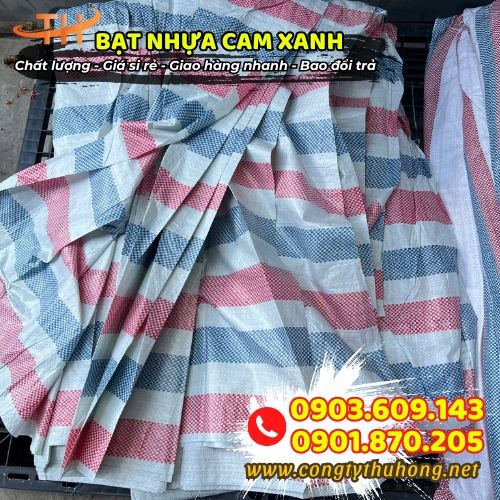 Bạt nhựa 3 sọc giá tốt Bạt nhựa 3 sọc giá tốt