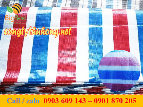 Bạt nhựa sọc 3 màu