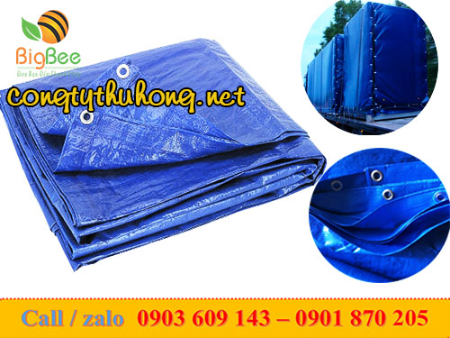 Bạt nhựa pvc xanh dương khổ 2m * 50m