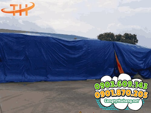 Bạt phủ công trình cam xanh Bạt phủ cam xanh giá rẻ