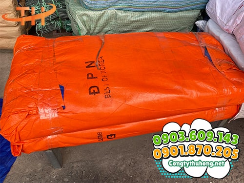 Bạt phủ công trình cam xanh giá rẻ Bạt phủ công trình cam xanh giá rẻ