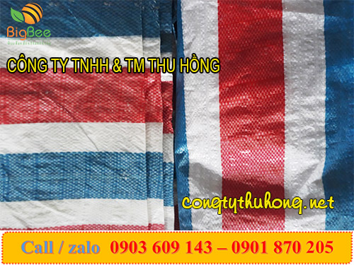 Bạt nhựa phơi nông sản sọc 3 màu