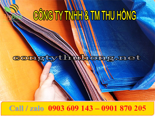 Bạt nhựa xanh cảm gọn, nhẹ, dễ thao tác