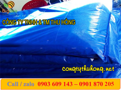 Bạt nhựa xanh dương che nắng mưa