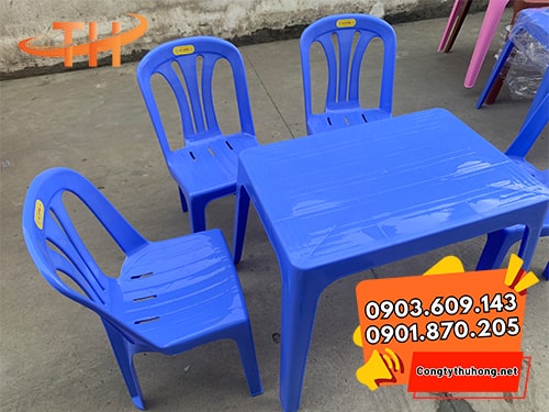 Bộ bàn ghế nhựa xanh Bộ bàn ghế nhựa giá rẻ
