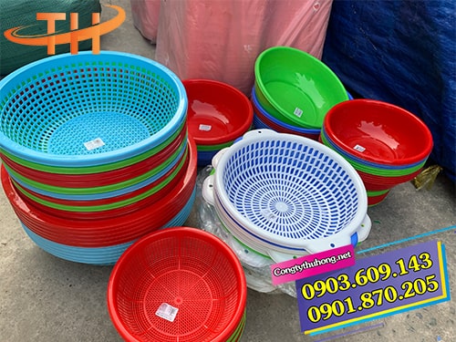 Bộ thau rổ nhựa Bộ thau rổ nhựa