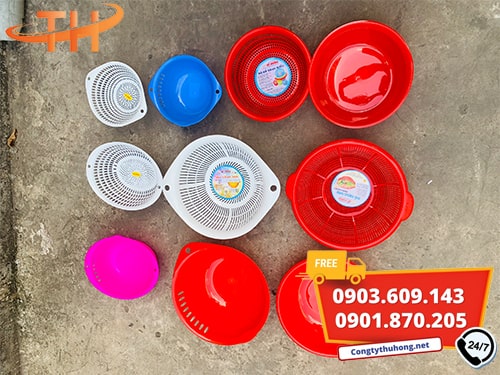 Bộ thau rổ nhựa Bộ thau rổ nhựa