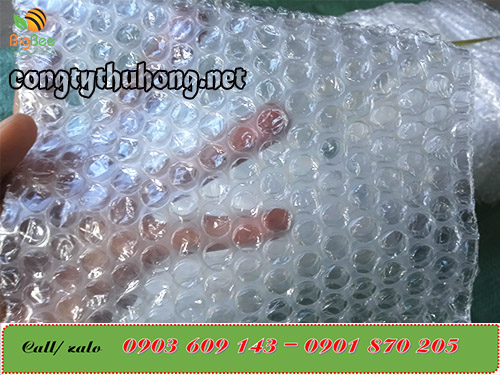 Màng xốp có đường kính bóng khí 10mm được dùng phổ biến