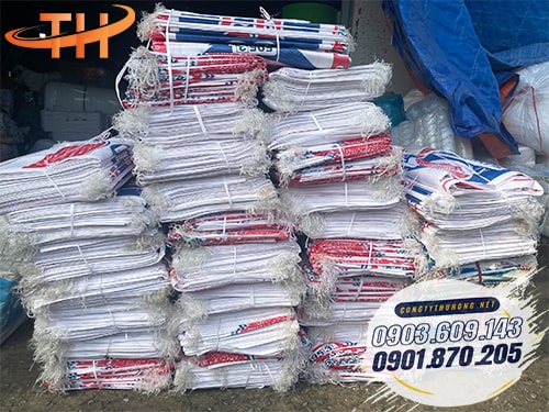 Bao tải gạo in logo số lượng lớn Cung cấp bao tải in logo giá rẻ