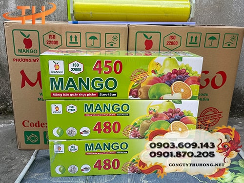 Cuộn bọc thực phẩm Mango 450, 480 Cuộn bọc thực phẩm giá rẻ