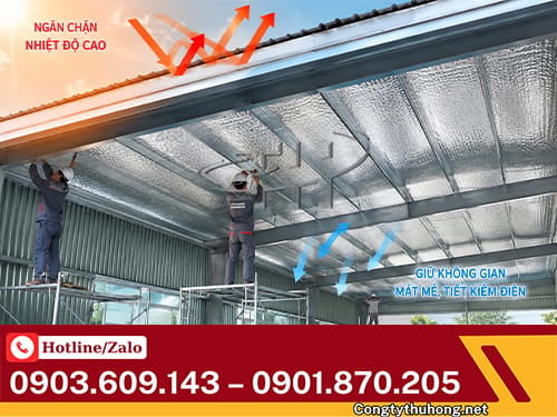 Cuộn cách nhiệt chống nóng Cuộn cách nhiệt chống nóng nhà xưởng