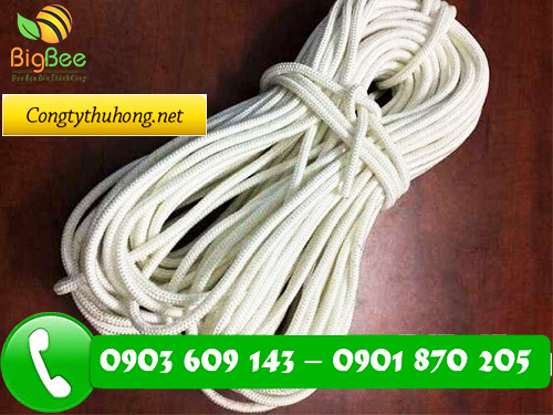 Cuộn 20m dây dù trắng độ dày 6mm