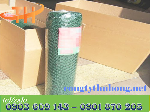 Cuộn lưới nhựa cứng xanh đậm khổ 1m