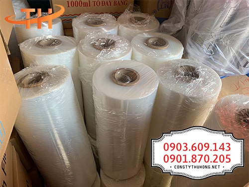 Cuộn màng pe quấn máy 16kg Cuộn màng pe quấn máy 16kg