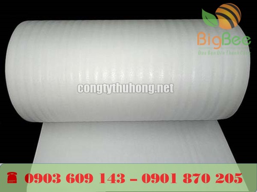 Mút xốp foam lót sàn gỗ có tráng lớp nilon