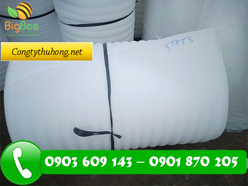 Cuộn mút xốp foam trắng kt 10li x 50m