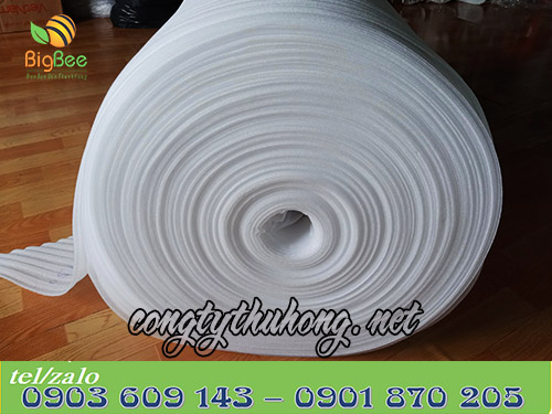 Cuộn xốp foam chiều dài 100m không có lõi