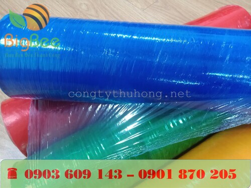 Màng PE xanh dương có màng mỏng, dai